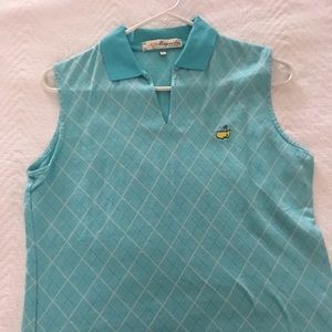 Masters sleeveless golf shirt